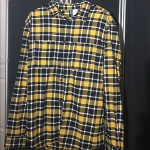 Long sleeve plaid h&m (divided) shirt